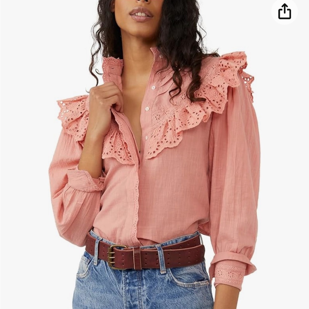 Free People Hit The Road Button-Down